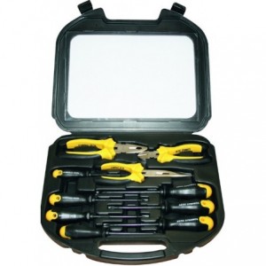 Screwdriver And Pliers Set. 10 Piece