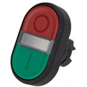 22MM R/G Flush Illuminated Double Pushbutton Head