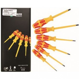 6 Piece Vde Kraftform Screwdriver Display Set