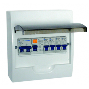 Surface White Din SRB-3 In 12-WAY Board PRE-WIRED