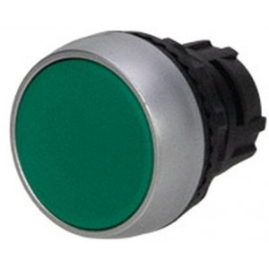 22MM Green Flush Momentary Push Button Head