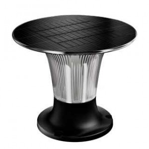 Solar 100W Solar LED Garden Light 3CCT C/W Pillar Bracket