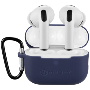 Amplify Note X 3 Series TWS Earphones - White Case + Blue Cover