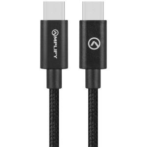 Amplify Linked Series USB-C to Type-C 60W Braided Cable 1.2m - Black