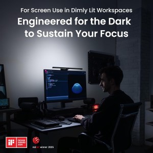 BenQ ScreenBar Halo 2 LED Monitor Light Bar |Precision Lighting