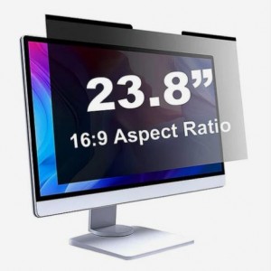 Tuff-Luv -  Magnetic and Removable Privacy 23.8" 16:9 Aspect Ratio - Measures: 531x303 - Monitors (Magnetically attaches to  screen) MAGNETIC ATTACHMENT – Quick installation with 4 magnetic strips a