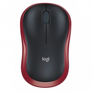 Logitech M185 - Wireless Mouse - Red
