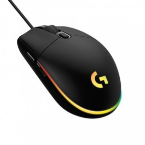 Logitech G203 LIGHTSYNC Wired USB Gaming Mouse - Black