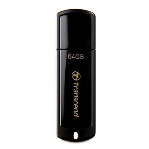Transcend JetFlash™350 USB 2.0 Compliant Flash Drive 64GB