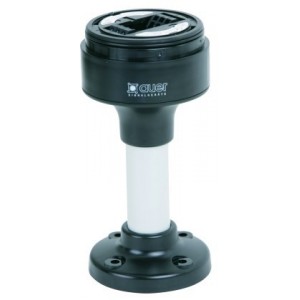 ALUMINIUM MOUNTING POLE 100mm C/W PLASTIC FOOT FOR 40mm