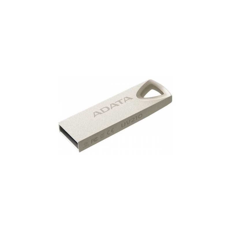 Adata AUV-210-64G-RGD USB 2.0 Metal 64GB Gold Flash Drive