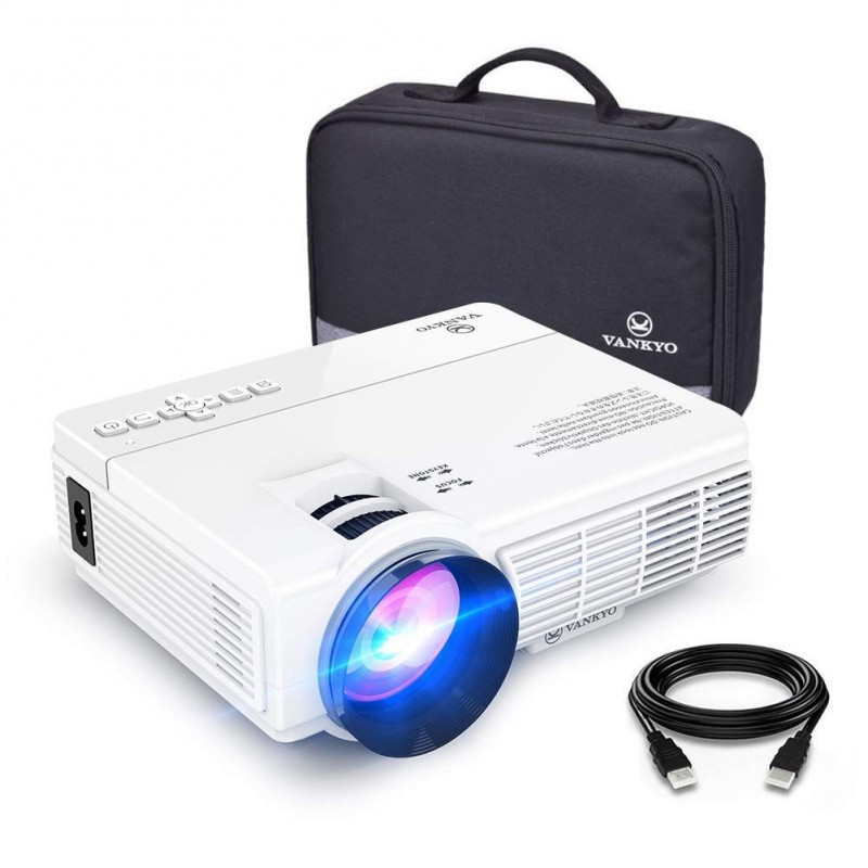 VANKYO LEISURE 3 Mini Projector 1080P Full HD -2400 Lux Portable Projector with 40 000 Hrs LED Lamp Life - 170" Display 