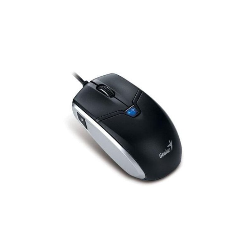 Genius 31010169101 Cam Ambidextrous Wired Optical Mouse - Black