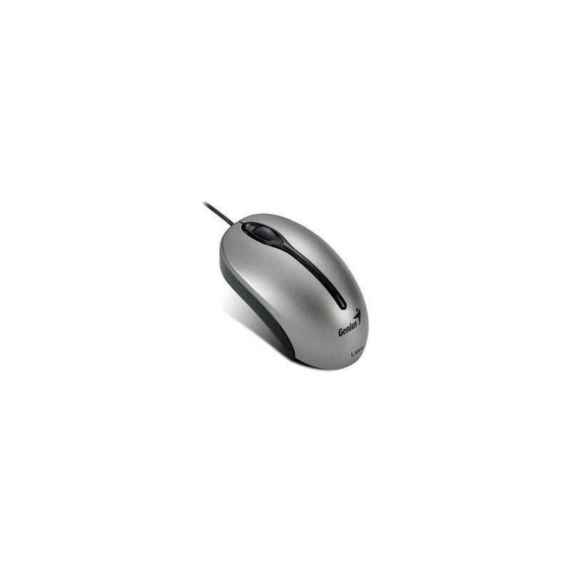 Genius 31011469100 Traveler 305 Wired Laser Mouse - Black and Silver
