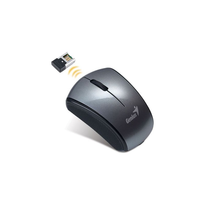 Genius 31030642104 900S Micro Traveler Wireless Mouse - Grey