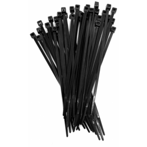 Ellies Cable Tie 2.5mm X 100mm - 50 PACK SIZE - BK