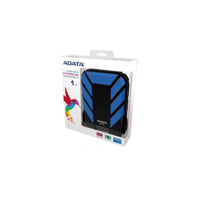 Adata AHD710-1TU3-CBL Black & Blue External 2.5" 1TB USB 3.0 Portable Drive