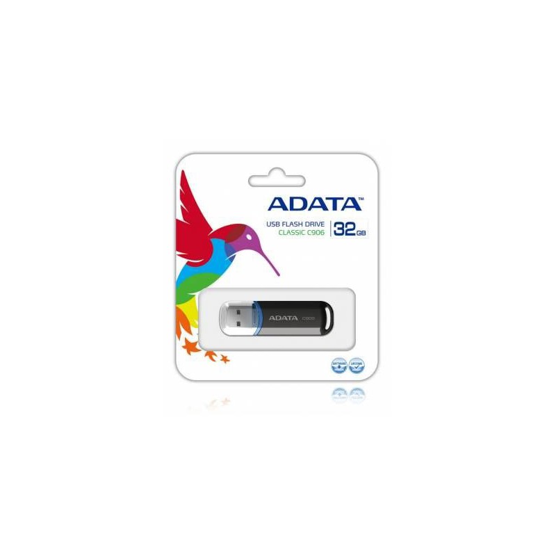Adata AC906-32G-RBK 32Gb Black USB 2.0 Flash Drive