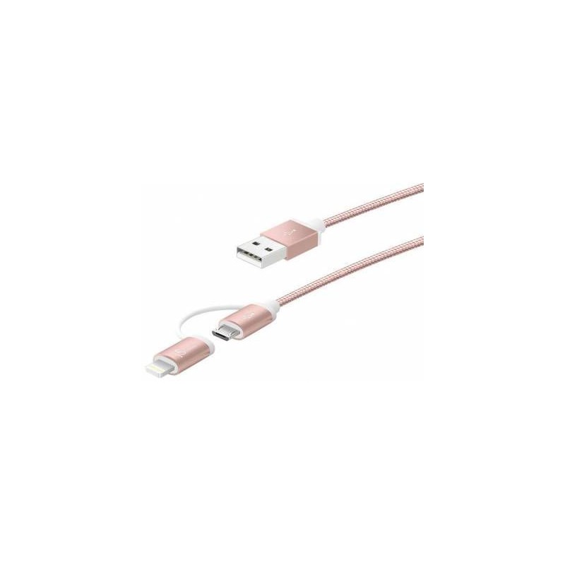 J5create CA-JML11-R Rose gold 2-in-1 Universable Sync+Charge Cable