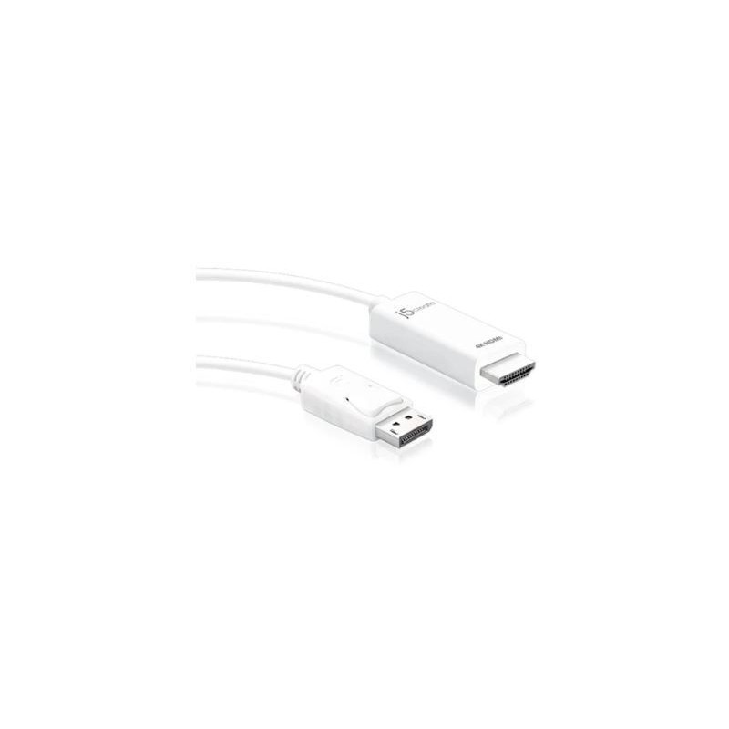 J5create CA-DPH4K-J JDC158 4K HDMI DisplayPort Cable