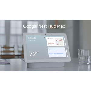 Google Nest Hub Max 10" Display - Chalk