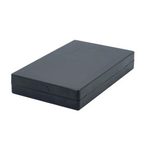 PLASTIC ENCLOSURE BLACK 107x174x29 :14M3537 AP-4 BLACK