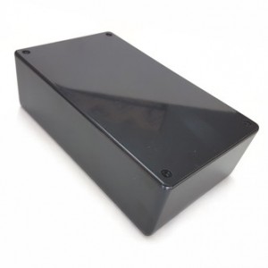 PLASTIC ENCLOSURE ABS BLACK E45B 160x99x53 E45-BLACK