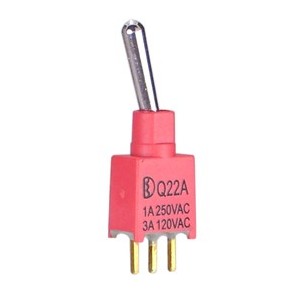 MINI Toggle Switch Spdt ON-ON 2 Position 1A 250VAC Pcb B070BT