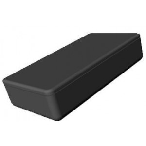 ABS ENCLOSURE BLACK E15B 112x62x26 E15-BLACK