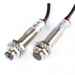 RED LASER BEAM SENSOR SET M12x55 A-NPN-O 6-36VDC BF-M12JG-30N1