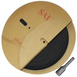 SLEEVING HEATSHRINK 8.0mm BLACK - 100m/REEL S-901-600-8MM-BK-T