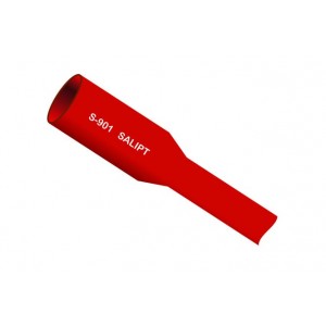 SLEEVING HEATSHRINK 2mm RED - 250mm CUT PCS S-901-600-2MM-RD-T