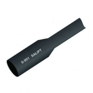 SLEEVING HEATSHRINK 40mm BLACK - 100mm CUT PCS S-901-600-40MM-BK-T