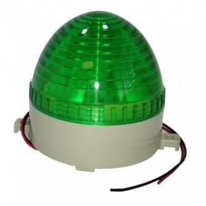 SELECTABLE LED LIGHT 24VDC 2W D70mm GREEN P/MNT LTE-3072-DC24V-G-ADJ
