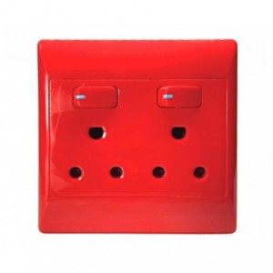 DEDICATED 16A DBL SSO 4x4 FLUSH MOUNT RED STI-1110