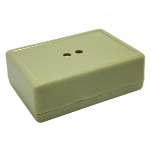 ENCLOSURE PLASTIC/PVC GREY 70x50x24 2-HOLE 20-7