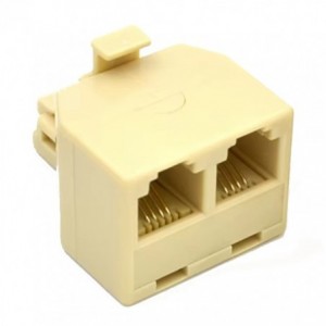 Duplex Adapter 6P6C Socket - Model AAD48