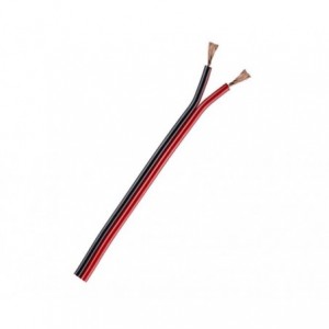 0.5mm 2-Core Red and Black Rip Cord Cable (02CORE5)