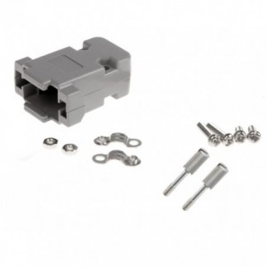 9 Way D-SUB Cover Plastic Grey 09DCGST