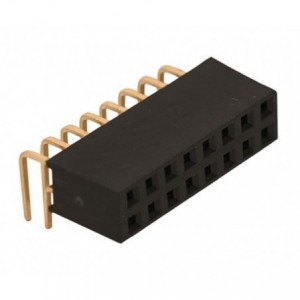 Socket Dual 16W Housed R/A 2.54 16FPR