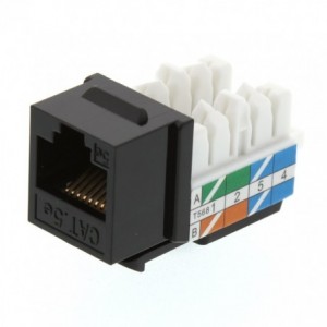 RJ45 Keystone CAT5E Vertical Type 8W8PKC5A