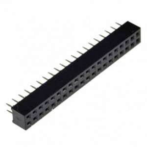 SOCKET DIL PCB P2.00mm STR 26W BRASS 22075-266