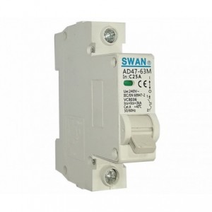 Circuit Breaker 1P 20A 3KA C-CURVE CB-AD47-63M-3120