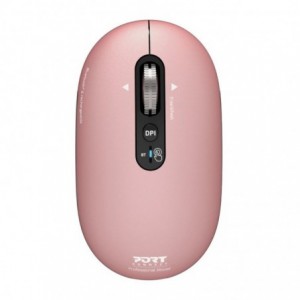 Port Connect PURE MAC Rechargeable Wireless and Bluetooth Mouse - Copper Rose