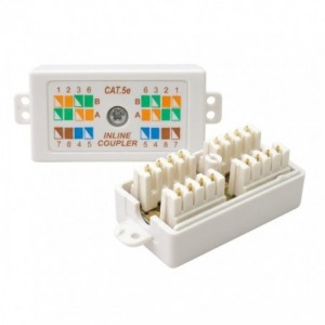 RJ45 CAT5e 8P8C Network Inline Coupler - AAI8P8C1