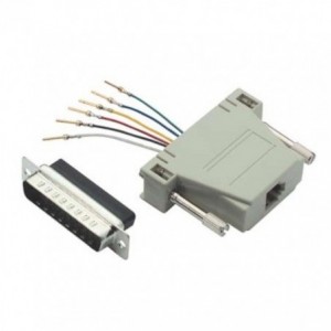 RJ11 / RJ12 to 25M D-SUB Adapter (RJ11-25M)