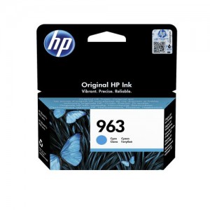 HP 3JA23AE # 963 Cyan Original Ink Cartridge
