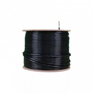 305m Roll- Black- Solid Copper- UV protected- SF/TP- CAT6 Cable (Outdoor Use)