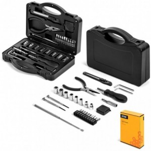 Stac 28-Piece Stainless Steel Tool Set with ABS Case