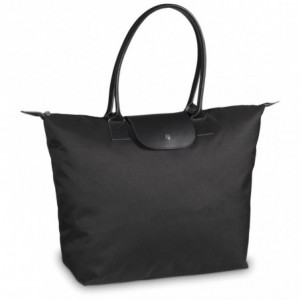 Metro Ladies Fold-Away Fashion Tote Bag - 600D &amp; PVC